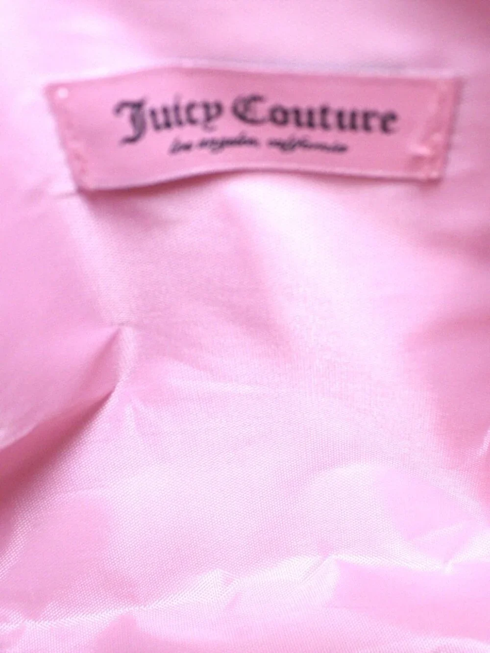 Juicy Couture, Banana Yellow Cosmetic Bag with Rhinestones. Gold Hardware